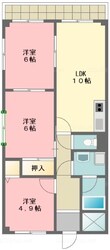 鵯越駅 徒歩5分 5階の物件間取画像